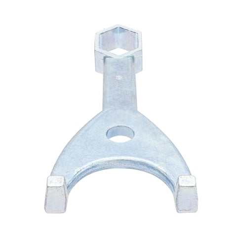 Orbit 53027 hex end allows replacing brass or plastic nozzle heads.