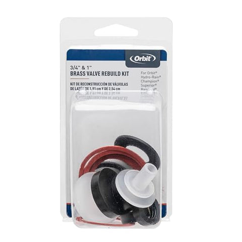 Open kit displays washers and O rings essential for valve seal restoration