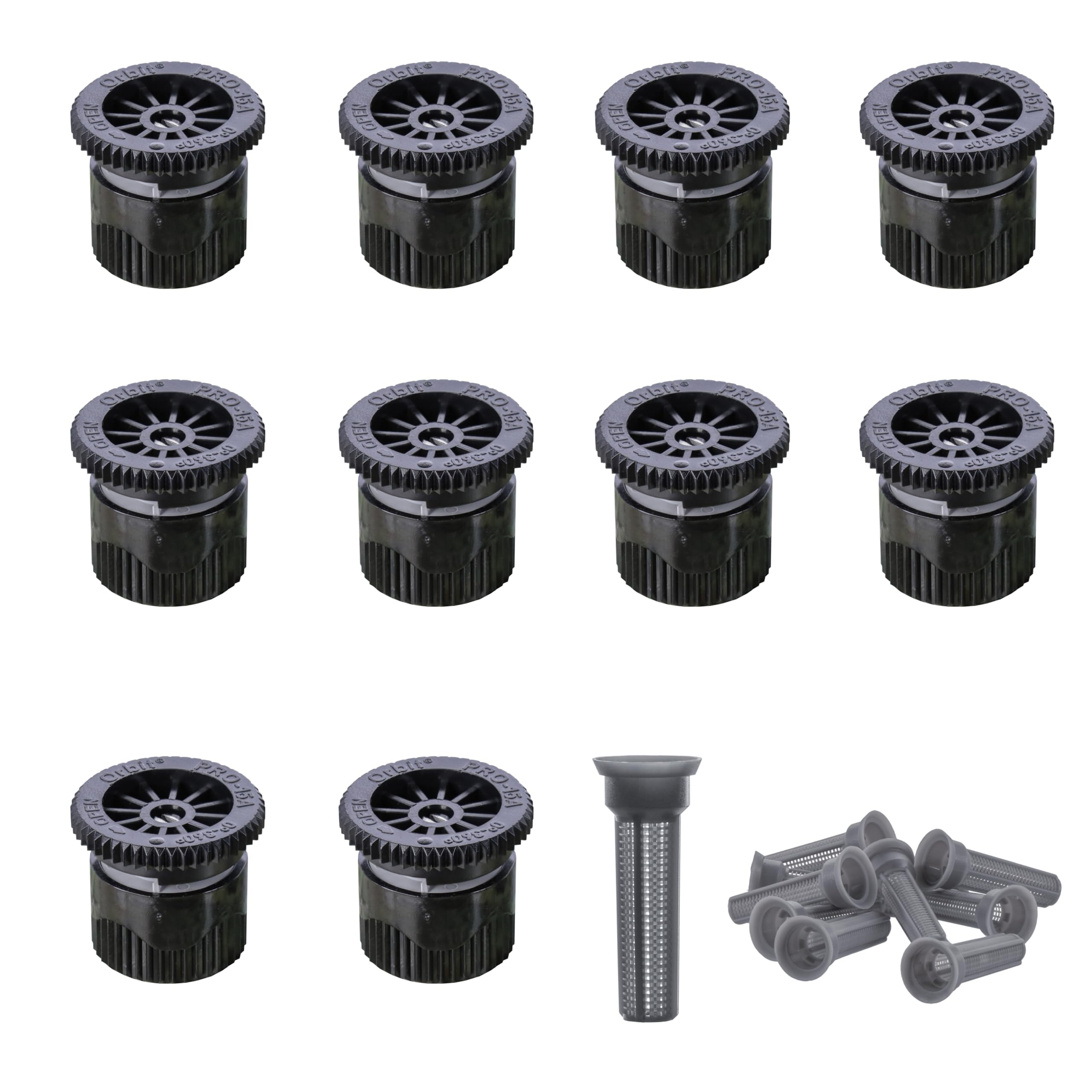 Orbit 53079 adjustable-pattern-nozzle delivers even coverage across a full arc.