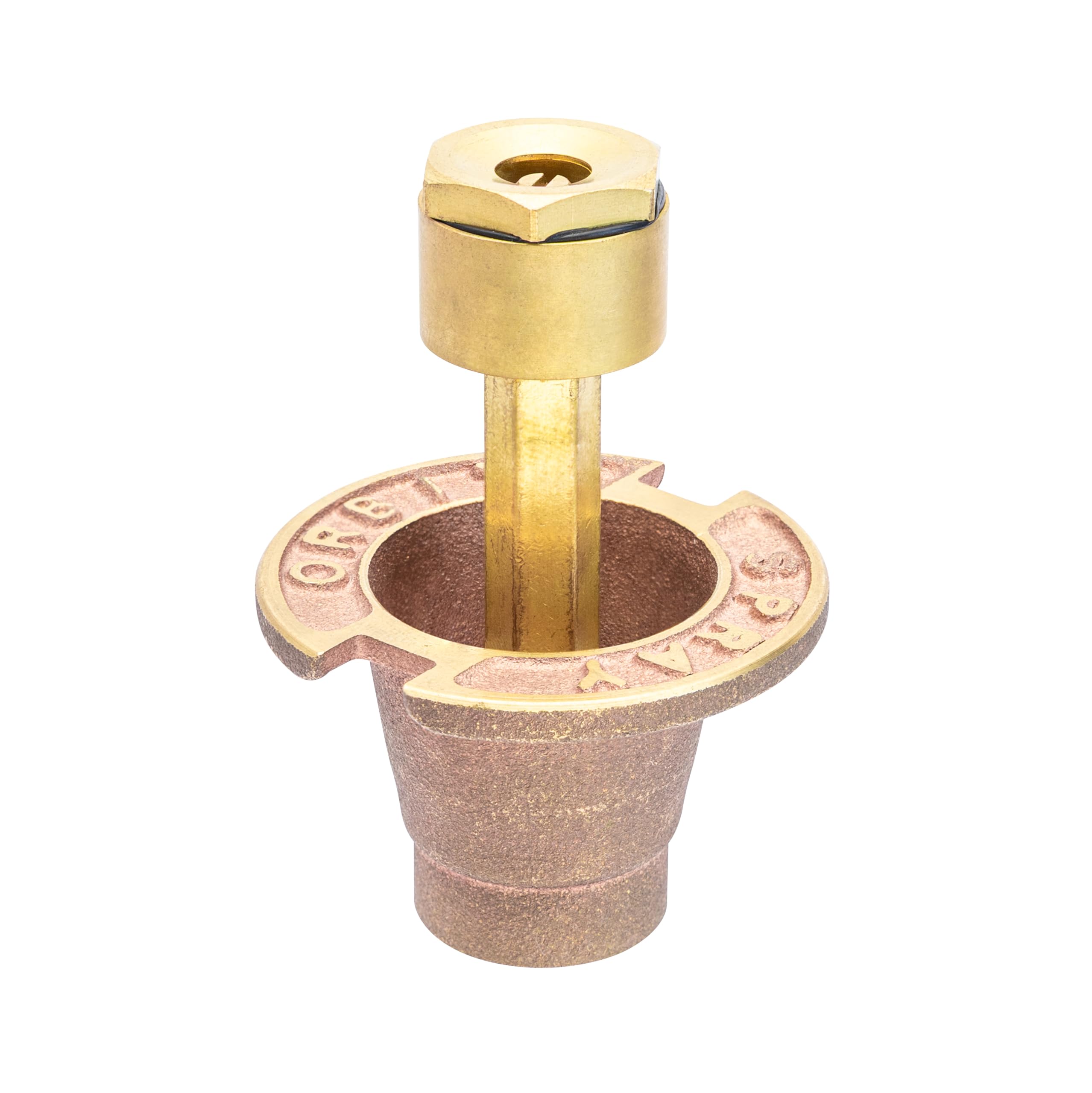 Orbit 54070 brass nozzle flow adjustment enables customizable spray patterns