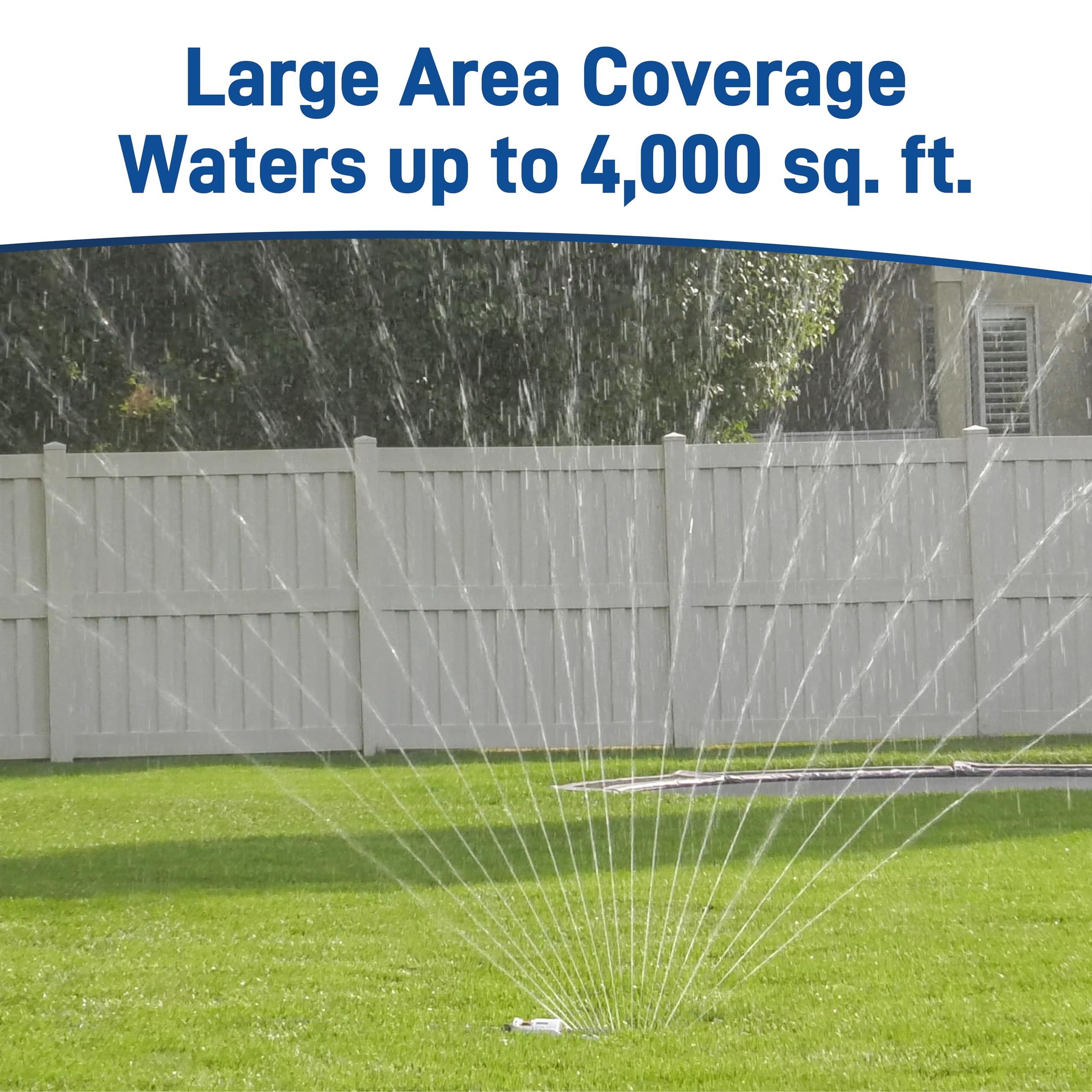 Orbit 56281 weather resistant construction designed for outdoor use.