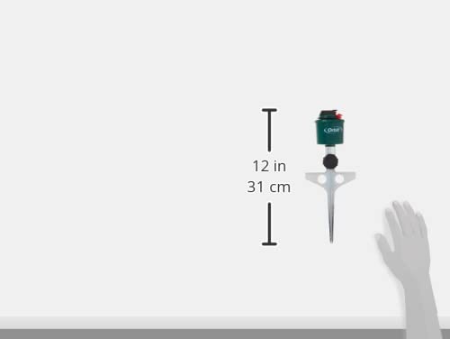 Orbit 56565 sprinkler step spike enables easy placement on soft soil.