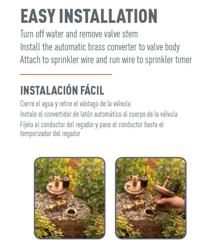 Orbit 57034 flow-control adjustment for fine-tuning water pressure.