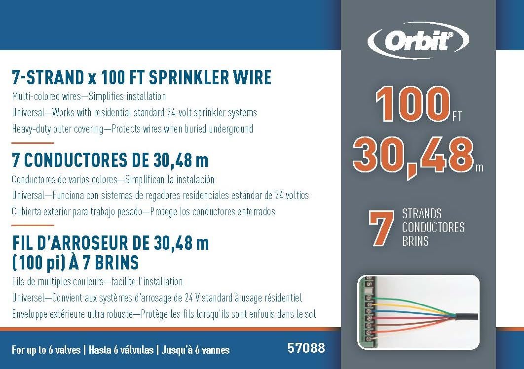 24 VAC signal can reach up to 800 feet from the controller.