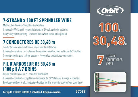 24 VAC signal can reach up to 800 feet from the controller.