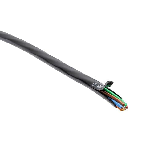 UV-resistant PVC jacket protects the wire from moisture and freezing.