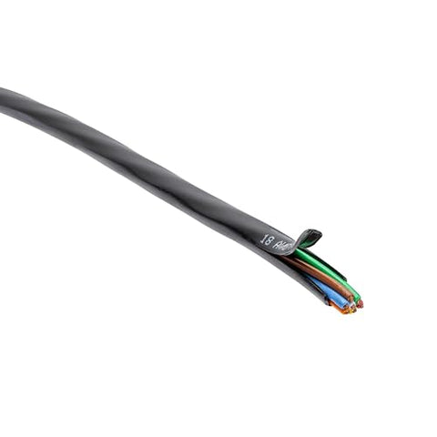 UV-resistant PVC jacket protects the wire from moisture and freezing.
