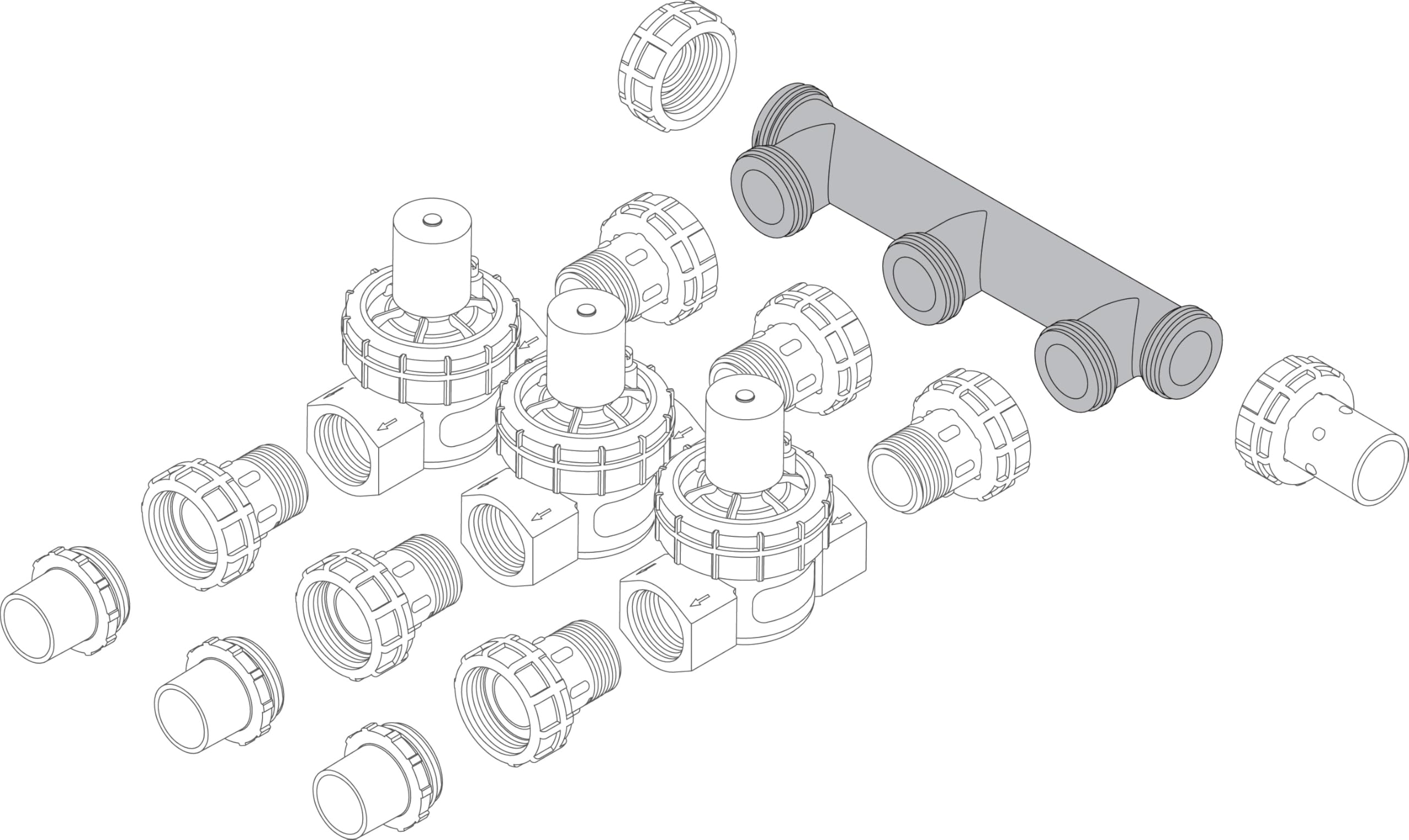 Orbit 57183 withstands up to 200 psi for dependable irrigation performance.