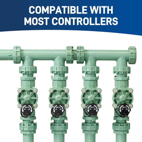 Orbit 57257 B-hyve controller readiness enables smart watering options.