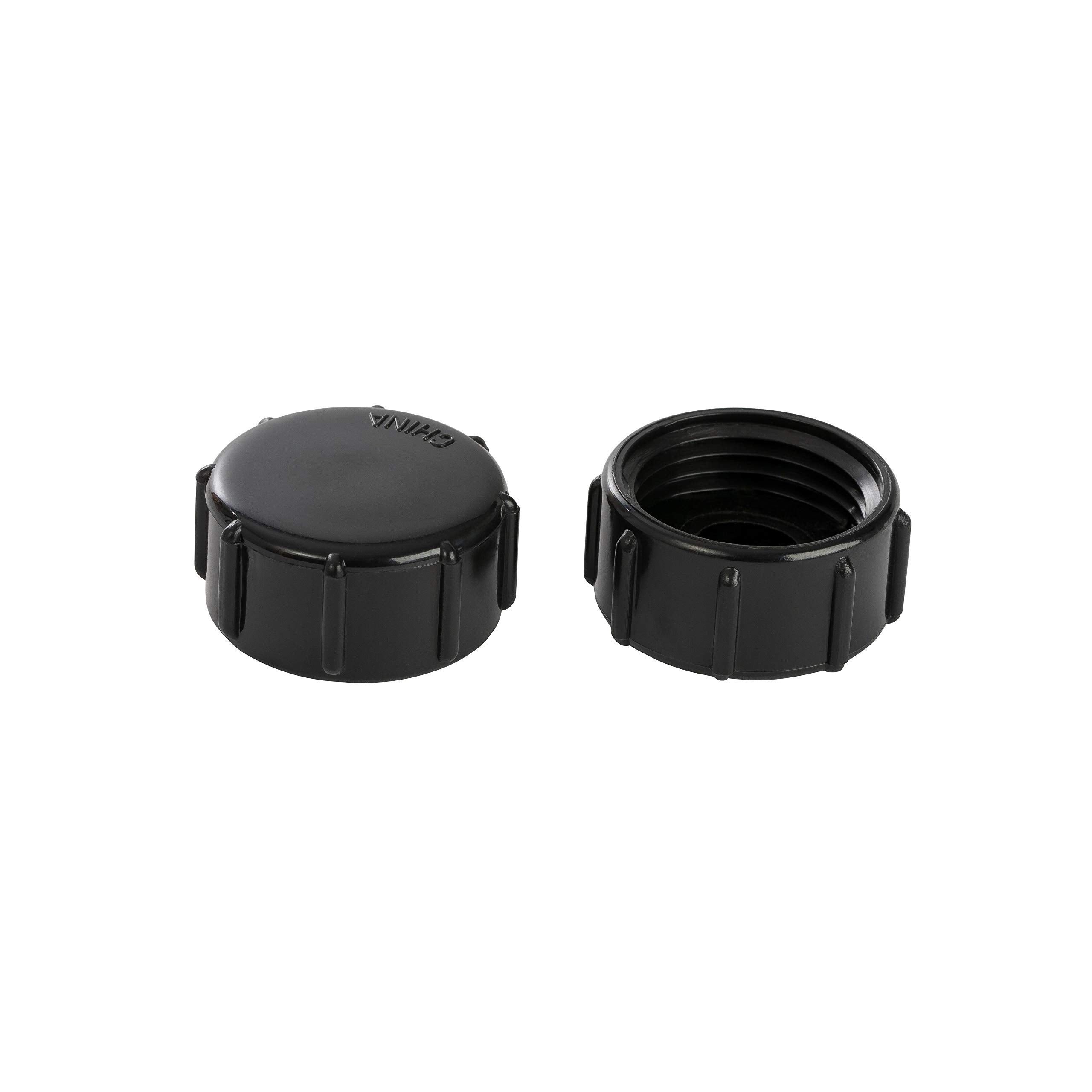 Orbit 58067N hose cap close-up, sturdy polymer, easy-fit for reliable outdoor watering.
