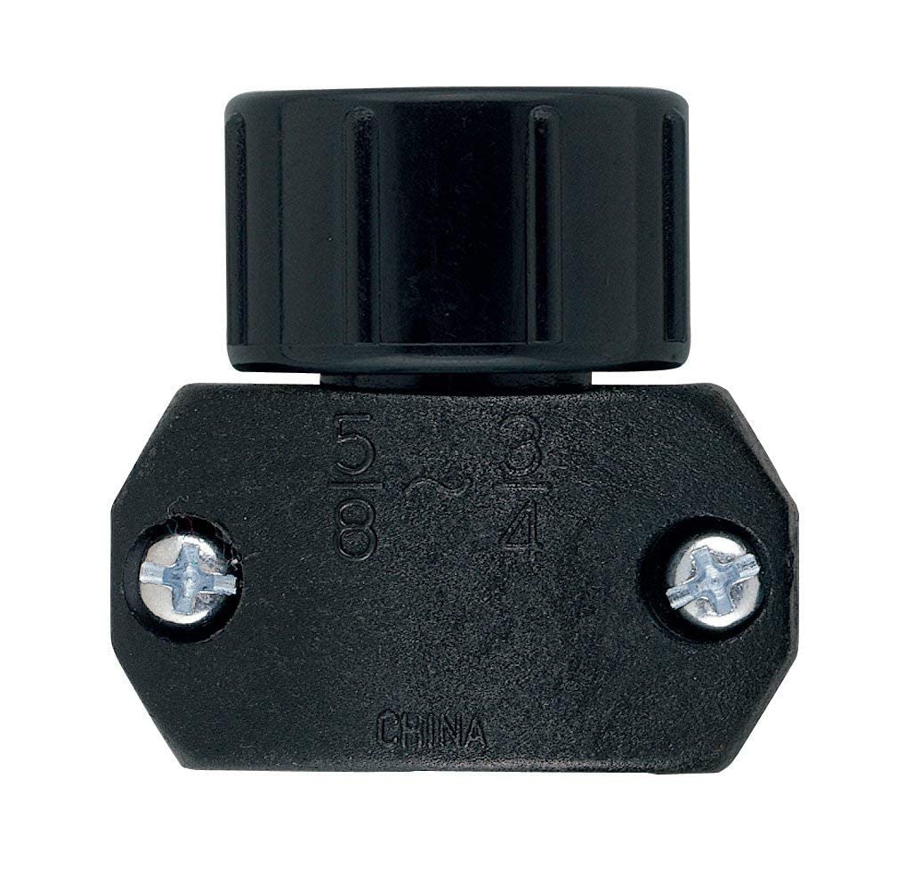 Orbit 58103n hose mender fixes 5/8-inch female end for outdoor cold-water use.
