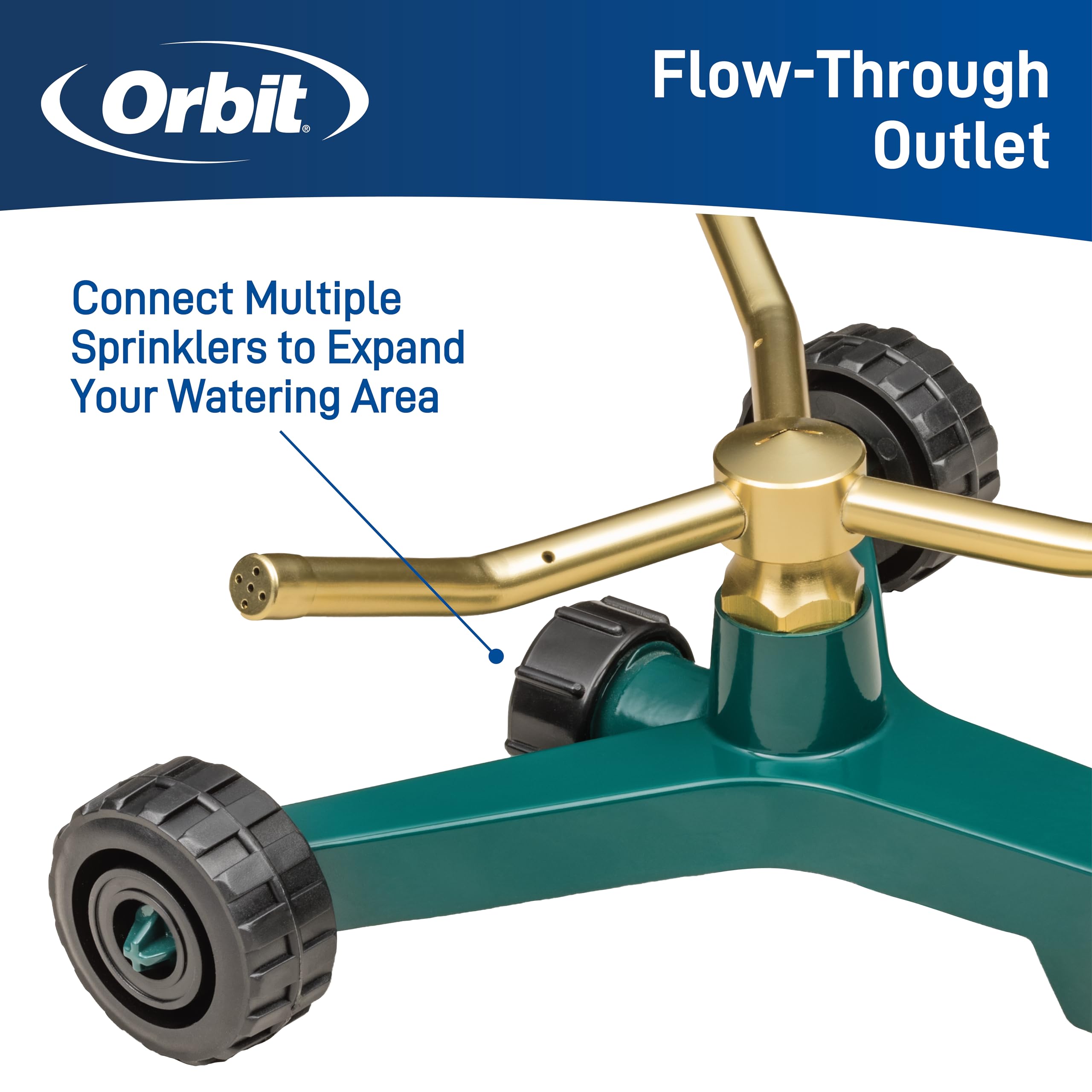 Orbit 58257N durable, corrosion-resistant construction for lasting outdoor use.