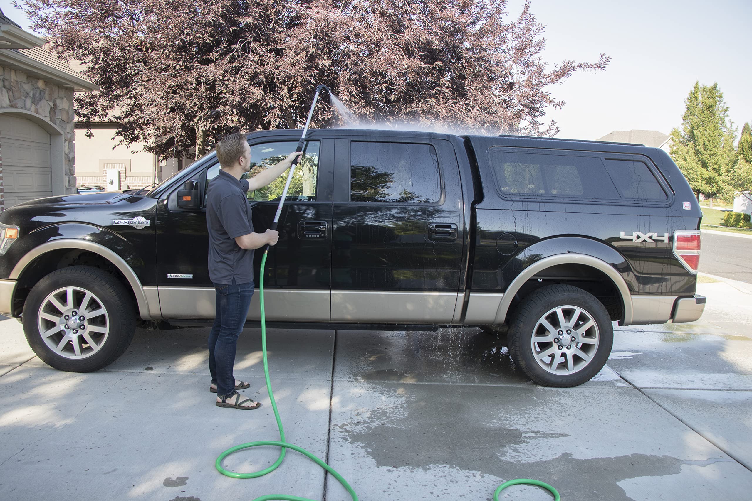 Orbit 58543 versatile wand cleans gutters, siding, windows, and more.