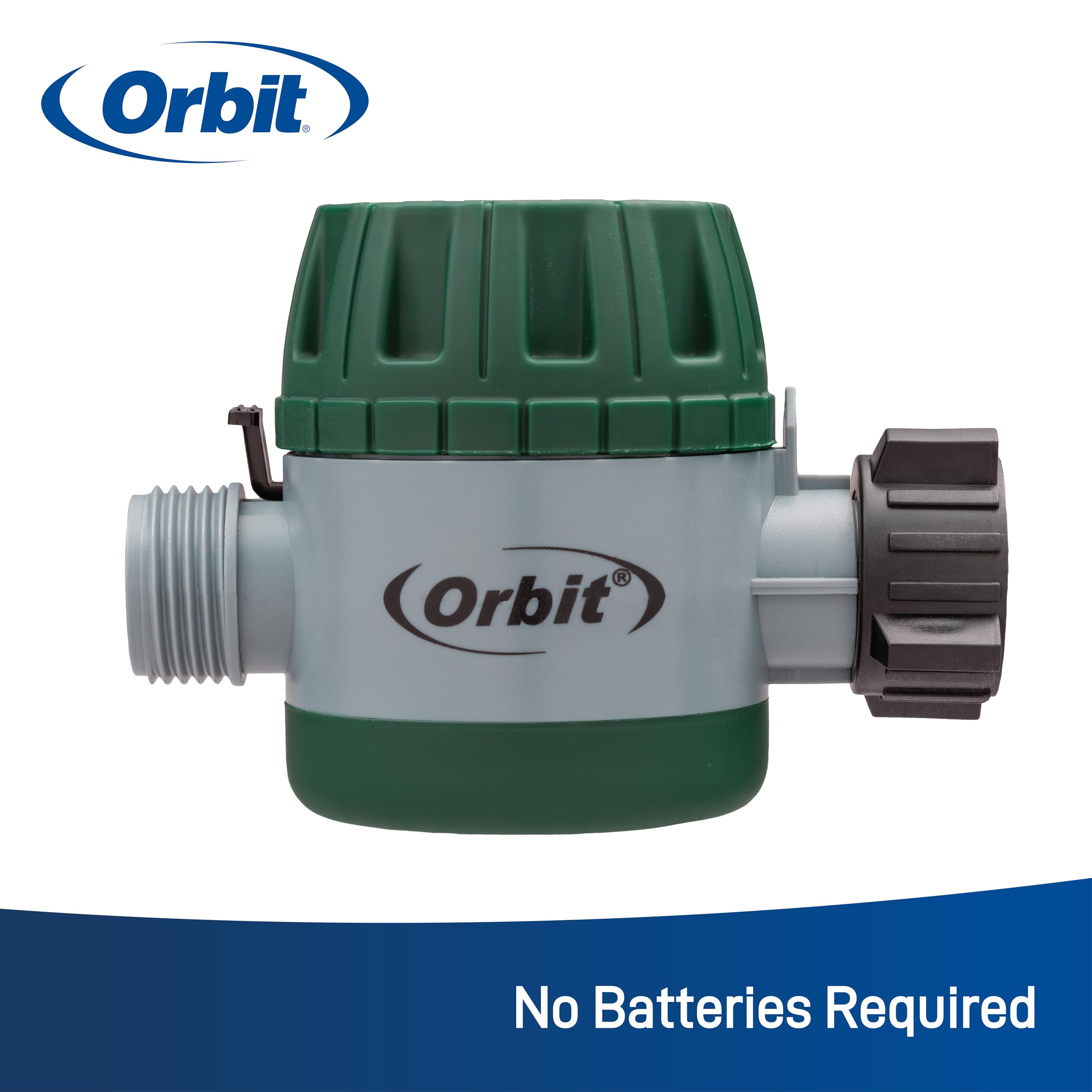 Orbit 62034 hose connection enables drip irrigation and sprinkler setup