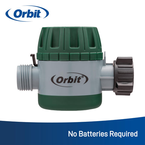Orbit 62034 hose connection enables drip irrigation and sprinkler setup