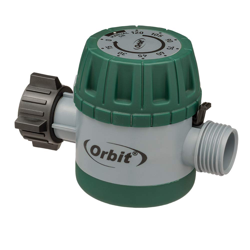 Orbit 62034 hose timer front dial in green for effortless scheduling