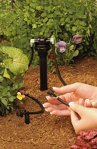 Orbit 67005 installed with tubing demonstrates precise flow control.