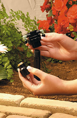 Orbit 67005 debris-prevention filter option helps keep emitters clean and efficient