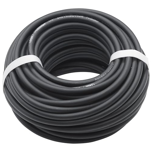 Orbit 67300 UV resistant LDPE tubing 50ft black withstands sun exposure
