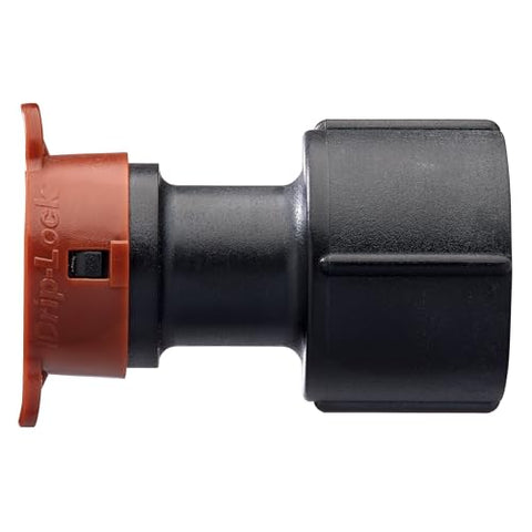 Orbit 67798 Drip-Lock adapter enables universal tubing hookup for drip systems