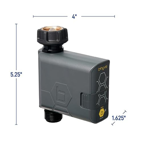 Orbit 90205Z B-hyve Gen 2 timer connected to outdoor spigot