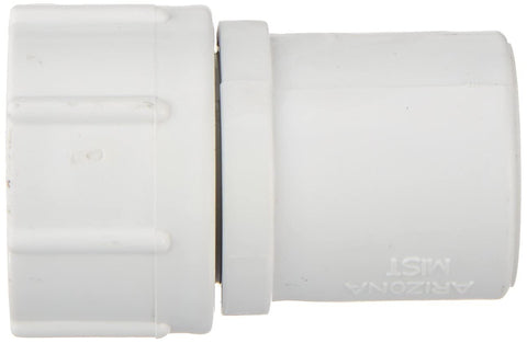 Orbit adapter close-up reveals durable brass or plastic construction for weather-resistant connections.