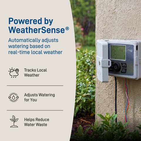Orbit B-hyve drip irrigation timer supports garden beds