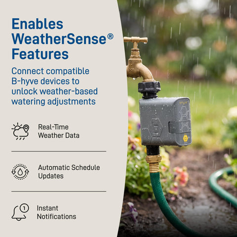 Orbit Smart Flood Sensor compatibility with Gen 2 Hub enables instant notifications.