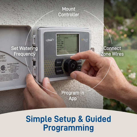 Orbit B-hyve smart-home control on mobile app