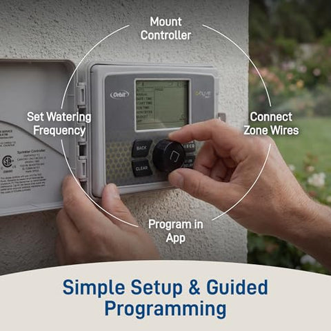 Orbit B-hyve smart watering schedule communicates adaptive irrigation