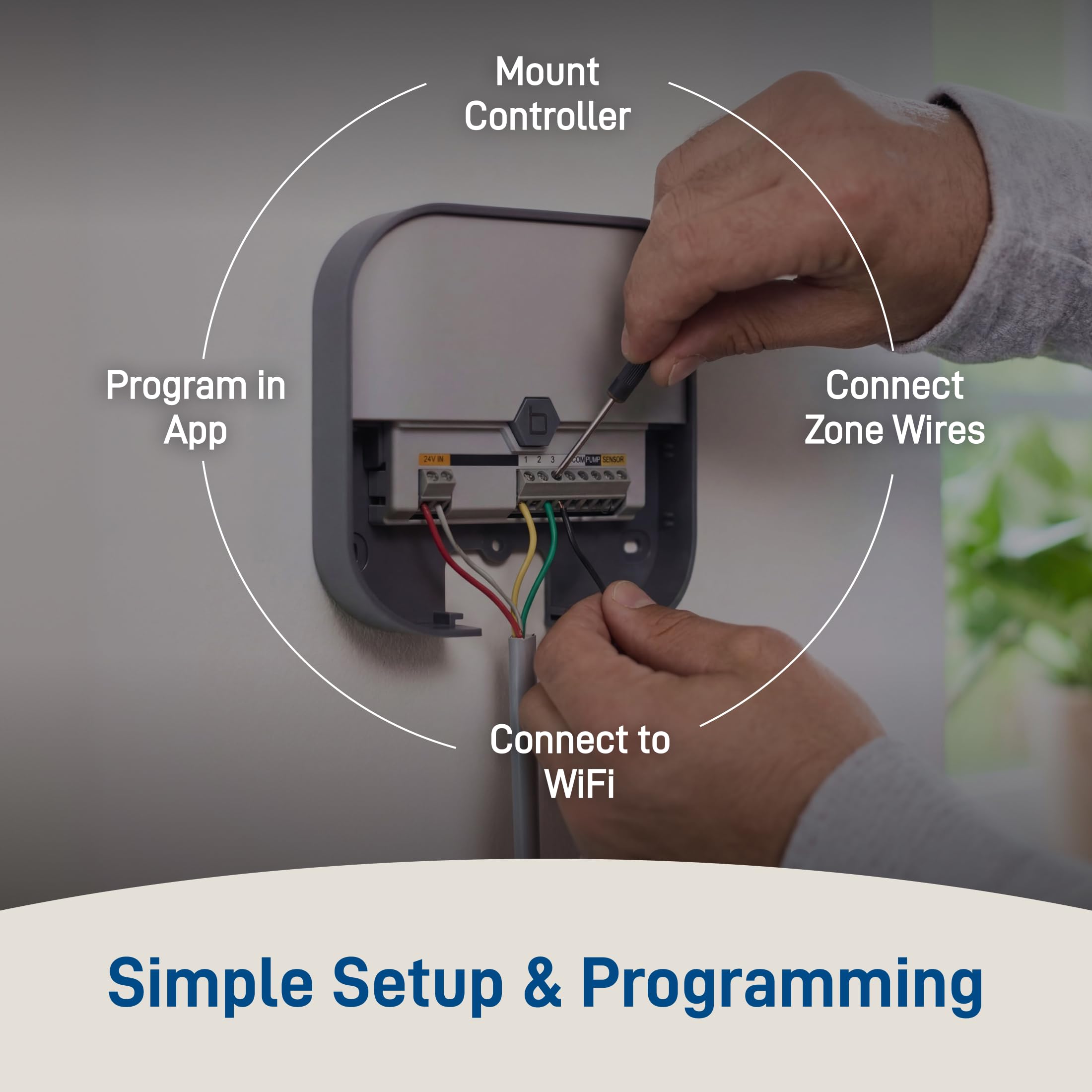 Orbit B-hyve user-friendly app interface for scheduling and monitoring