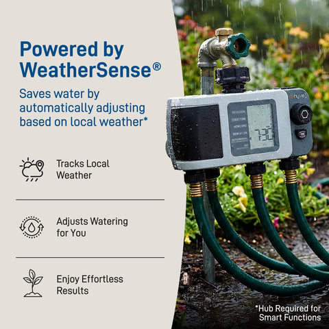 Orbit B-hyve XD automatically adjusts watering during drought conditions.