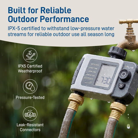 Orbit B-hyve XD paired with hub meets WaterSense efficiency standards.