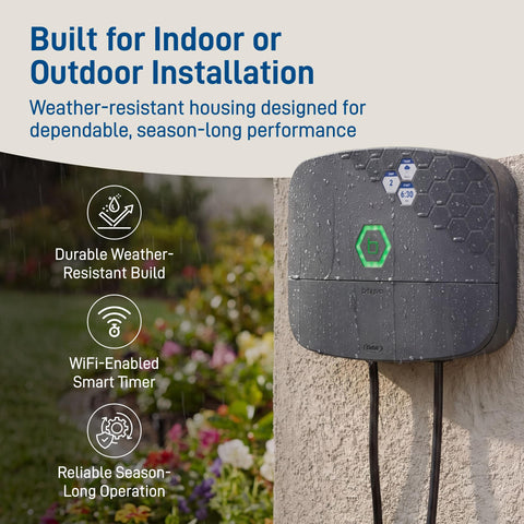 Orbit B-hyve XR 16-zone zones layout for precise multi-zone irrigation