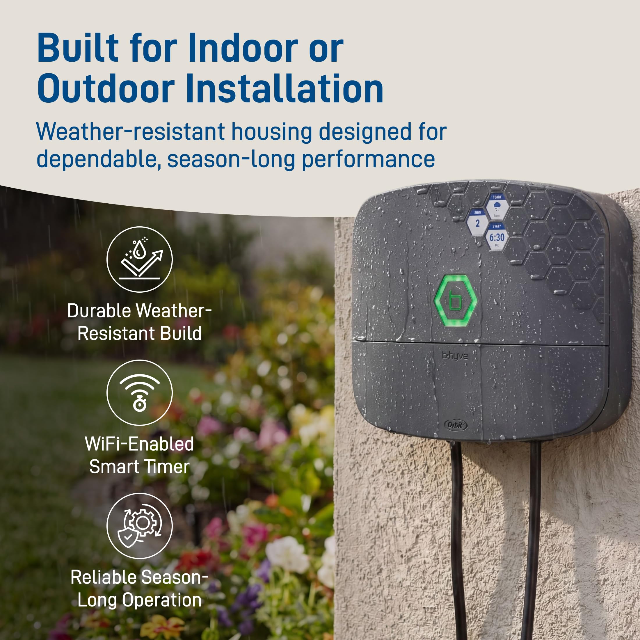 Orbit B-hyve XR outdoor enclosure showcases rugged durability