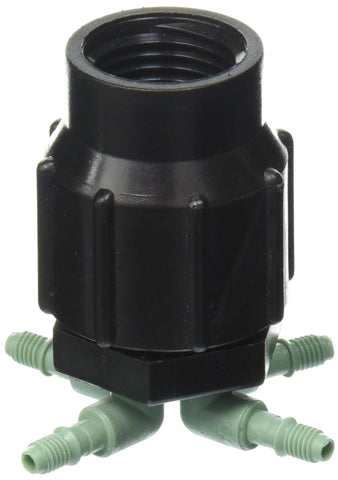Orbit drip-system installation setup demonstrates easy connection and flexible layout