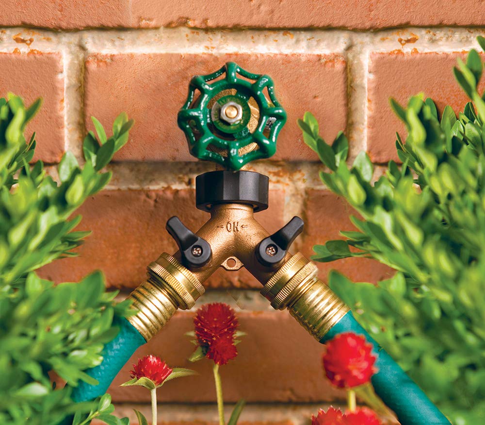 Orbit Dual-Flow Control Levers adjusting water to two hoses.