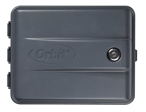 Swing panel access on Orbit timer enabling easy wiring during setup.