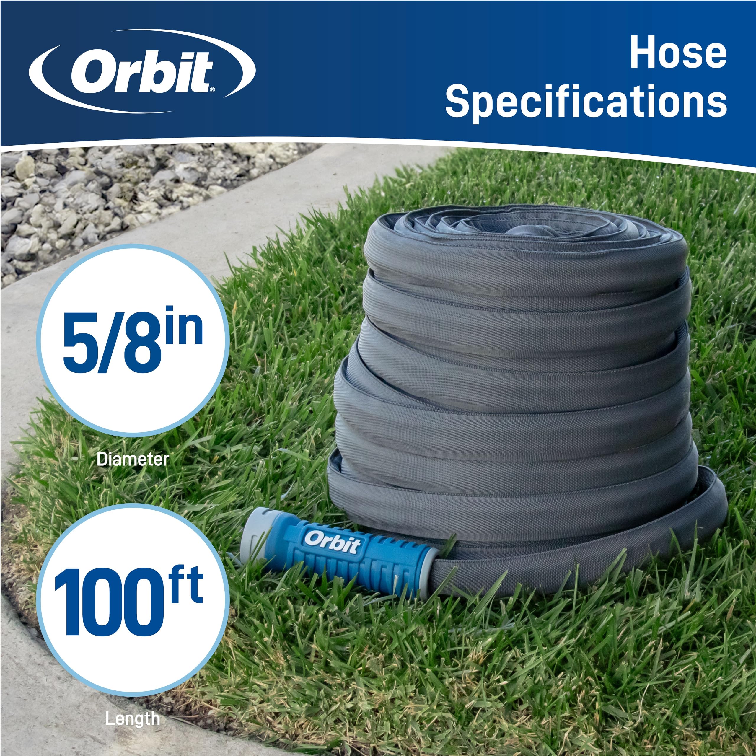 Orbit ExoJacket 5/8-inch couplings highlight crush-resistant connections for reliable setups.