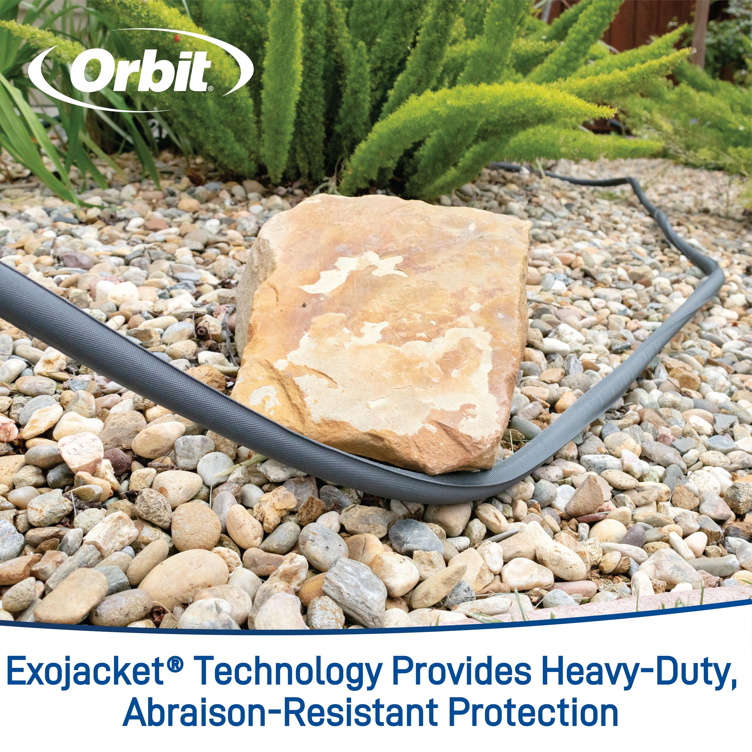 Orbit ExoJacket UV-protected design endures outdoor use in all seasons.