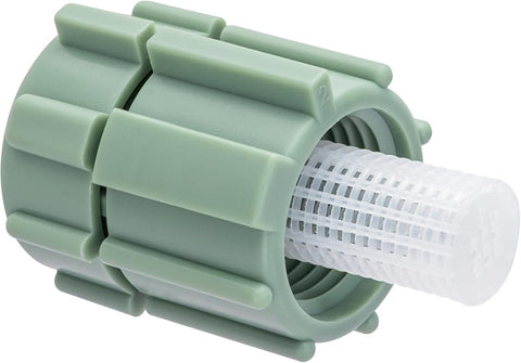Orbit flow-control bubbler setup for adjustable irrigation.