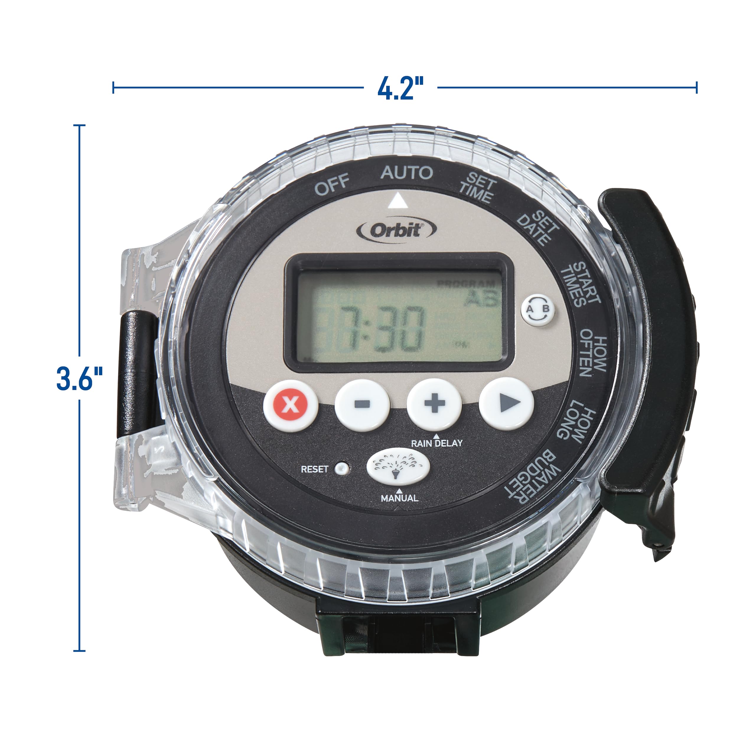 Orbit four-valve capability supports multi-zone irrigation without extra wires