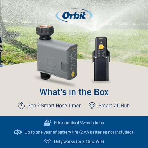 Orbit Gen 2 compact hose valve design fits small spaces