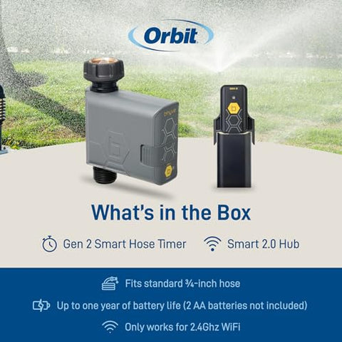 Orbit Gen 2 compact hose valve design fits small spaces