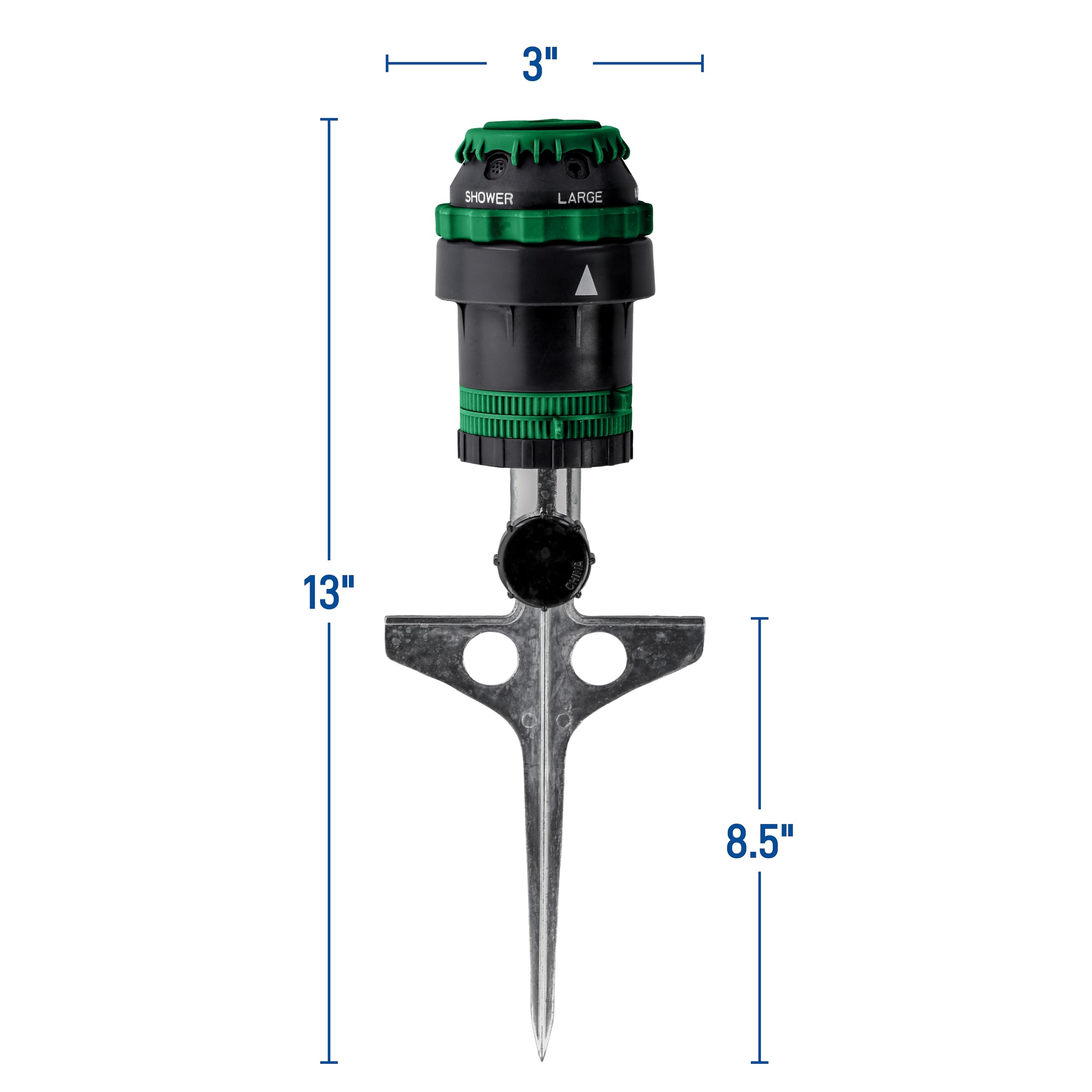 Orbit H2O-Six outdoor sprinkler ideal for lawns and gardens