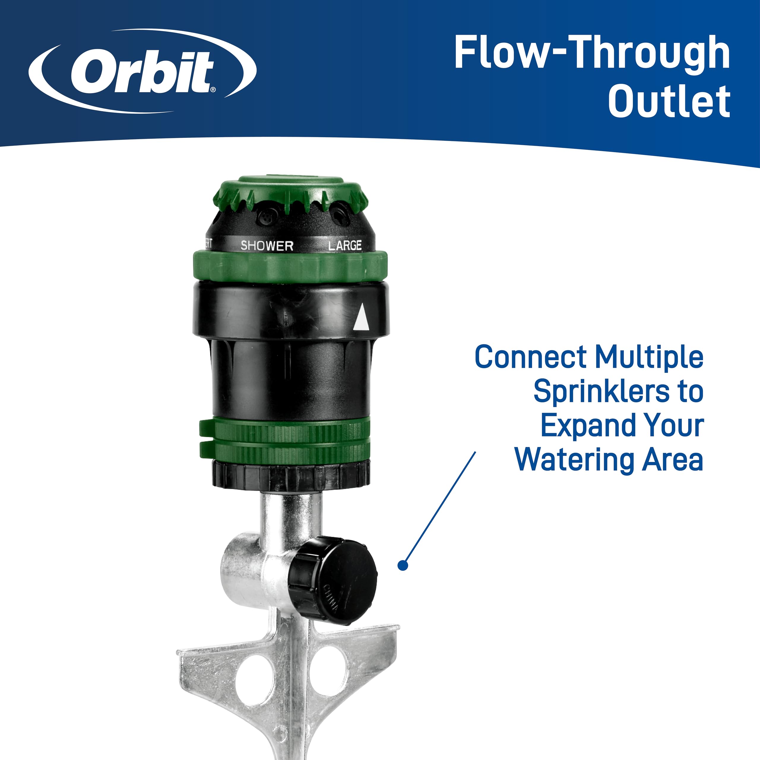 Orbit H2O-Six four-position diffuser tunes spray intensity