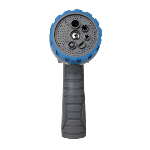 Orbit Heavy Duty 6-Pattern Nozzle pattern selector enables versatile watering options.
