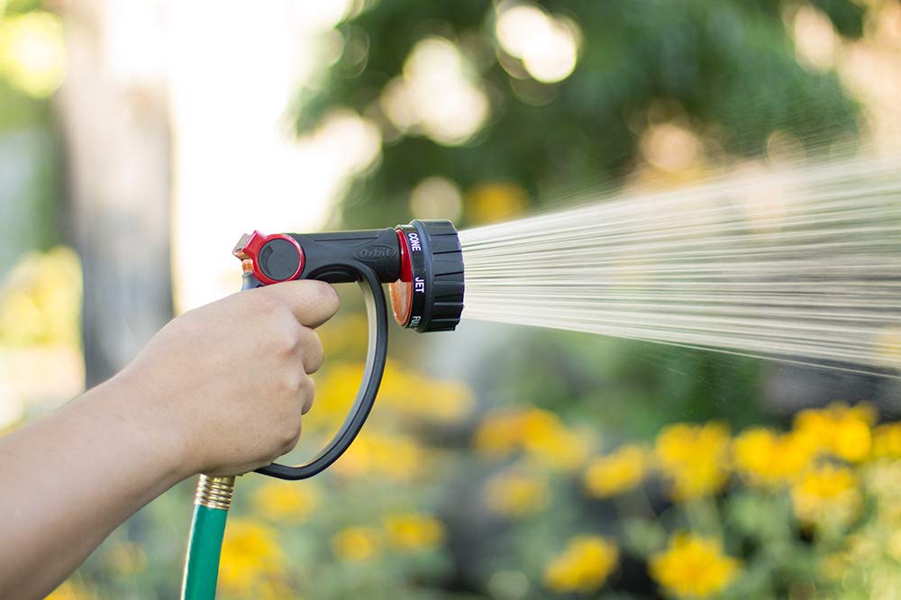 Orbit Pro Flo non-slip grip for secure watering