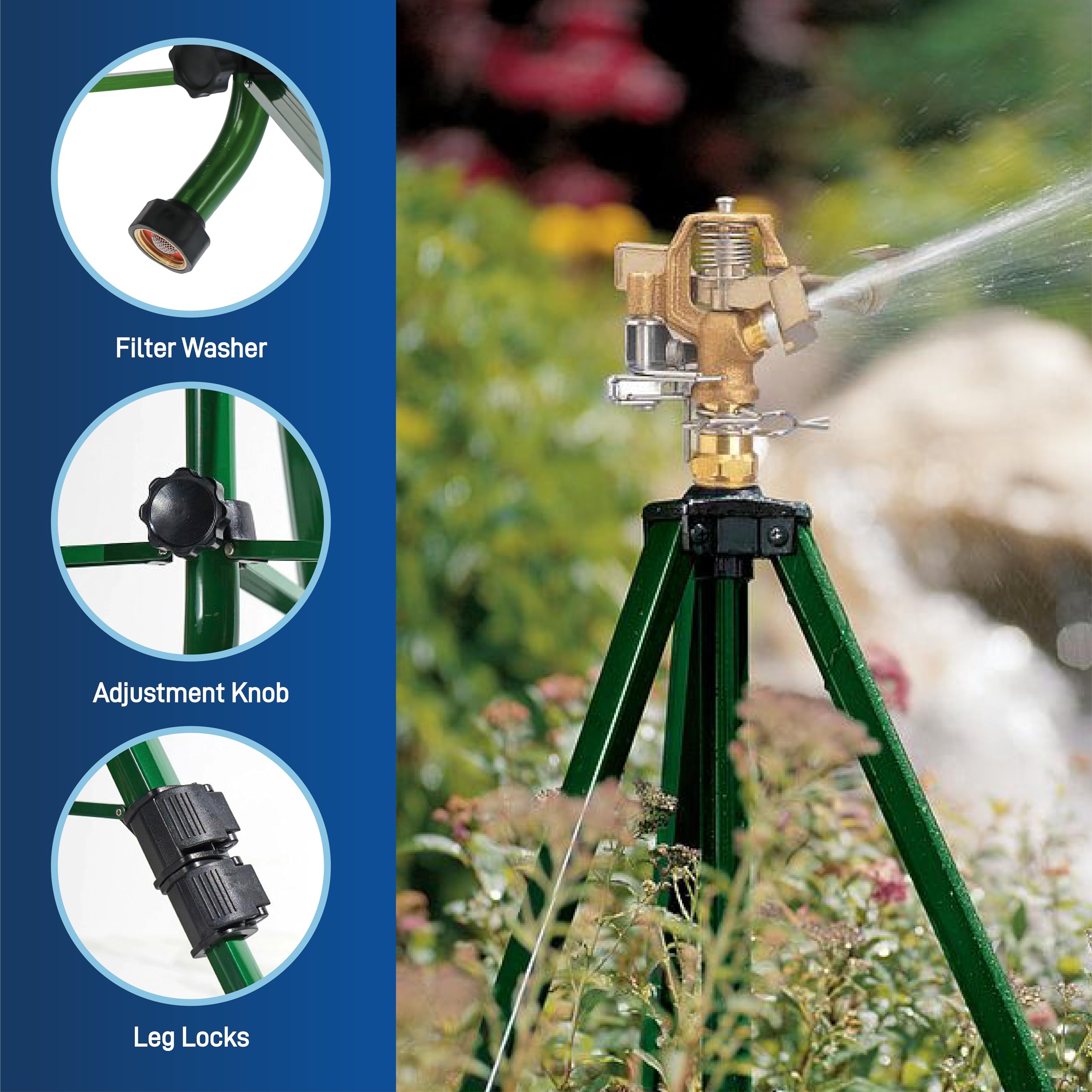 Orbit professional-grade irrigation equipment for larger lawns and landscapes.