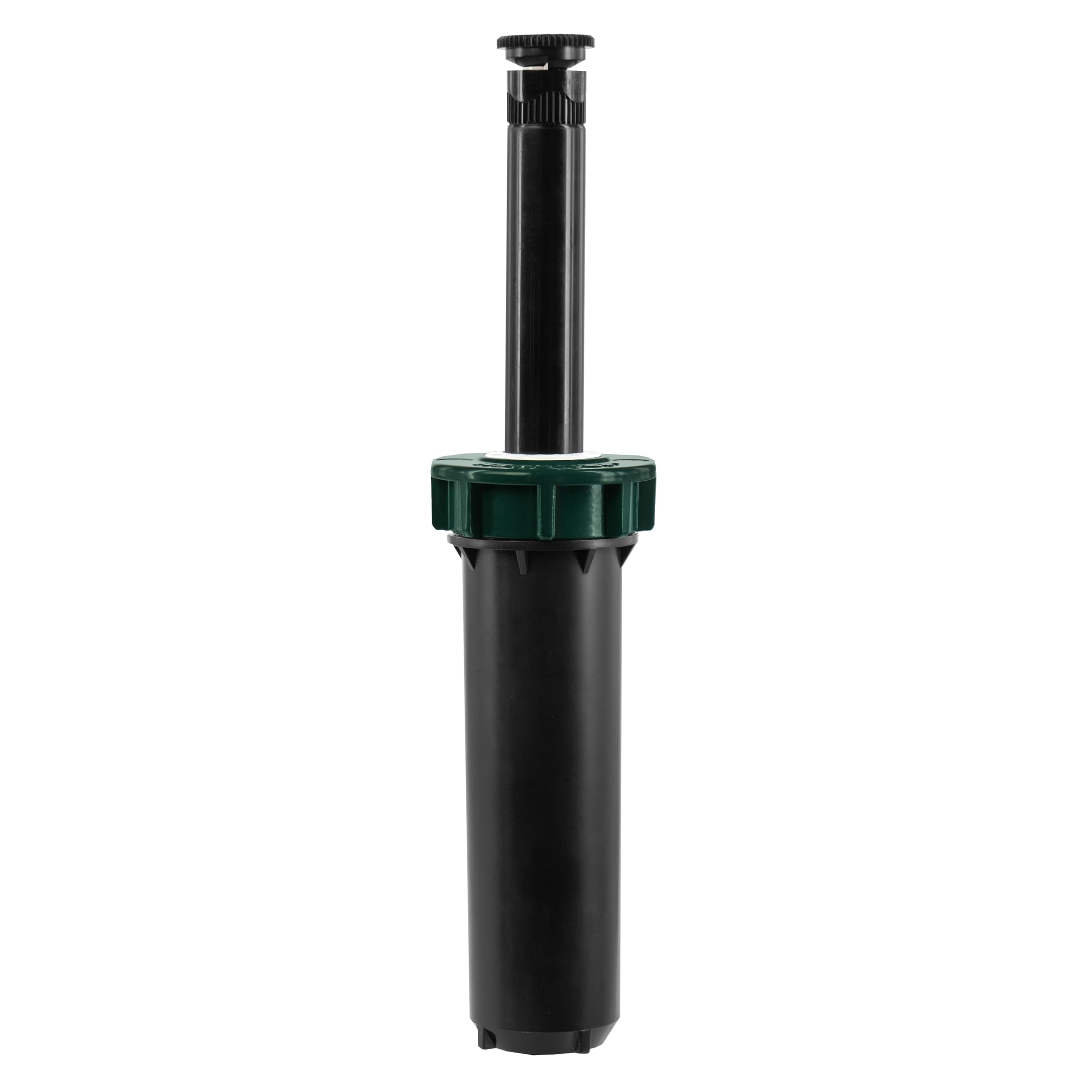Orbit professional hard top spray head with metal cap protection for roadside installations.
